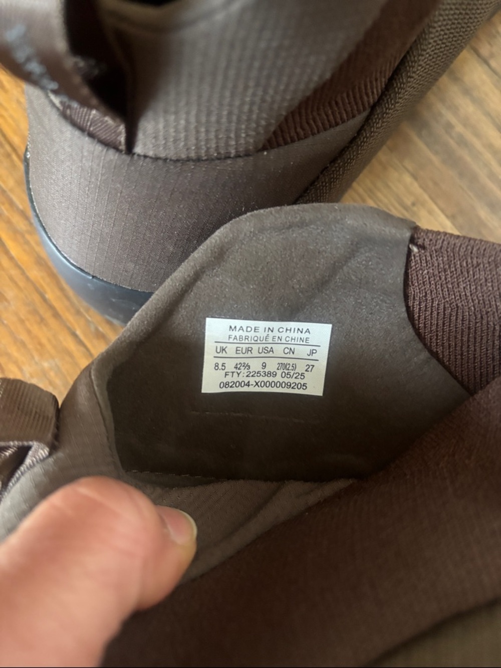 Arcteryx kragg insulated Men's Brown Slip-On Shoes - Picture 4 of 8